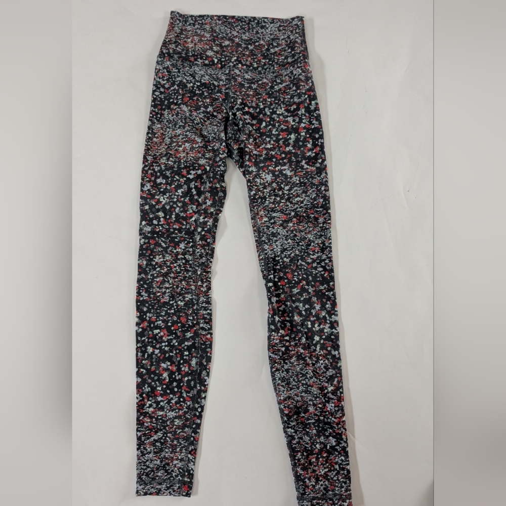 Lululemon Align Leggings, 4, Multicolored Black White Red